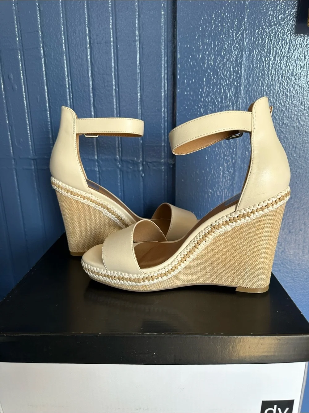 Dolce Vita Tammara Ankle-Strap Platform Espadrille Wedge Sandals